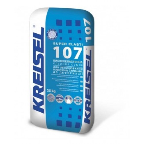 Kreisel 107 Super Elasti клей для плитки высокоэластичный 25 кг.