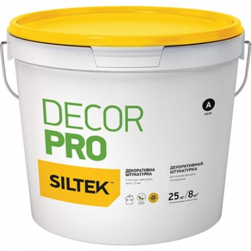 Siltek Decor Silicon Pro Штукатурка силіконова камінцева 25 кг