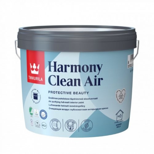 Tikkurila Harmony Clean Air фарба акрилова водоемульсійна база А глибокий мат білий 9л
