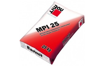Штукатурка Baumit MPI 25, специфика и техника нанесения Штукатурка Baumit MPI 25, специфика и техника нанесения