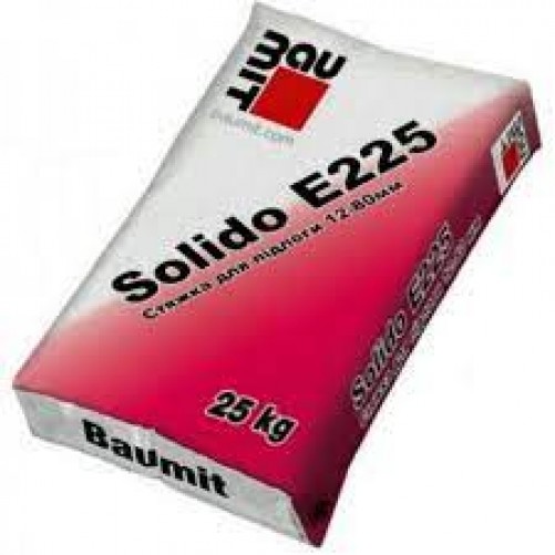 Baumit Solido E225 стяжка цементно-піщана 25 кг.