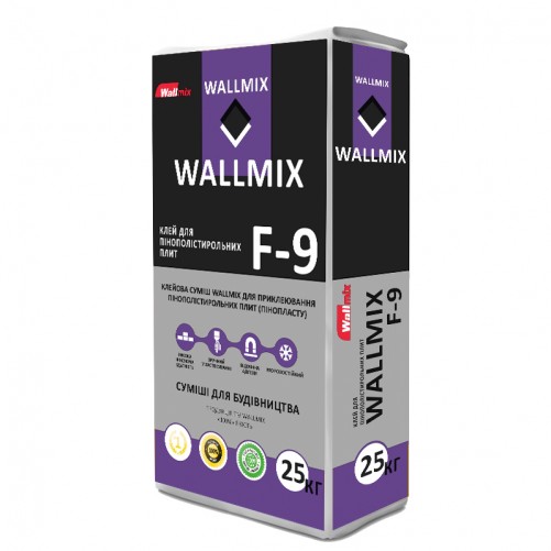 Клей для приклеювання ППС WALLMIX F-9 25 кг.