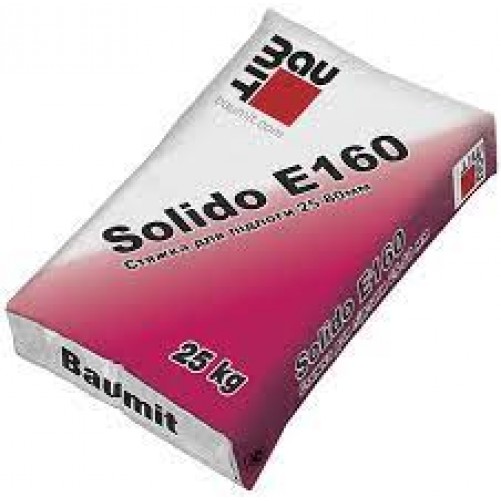 Baumit Solido E160 стяжка цементно-піщана 25 кг.