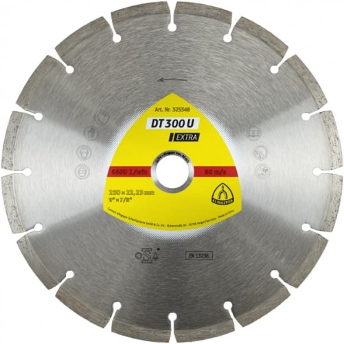 Алмазний відрізний круг Klingspor DT 300 U 125х1,6х22,23 мм