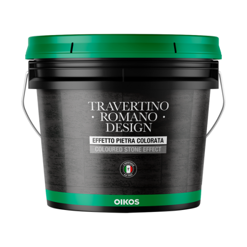 Декоративна штукатурка Oikos Travertino Romano Design, 20 кг