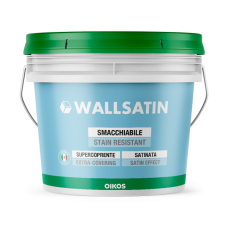 Интерьерная краска Oikos Wallsatin матовый сатин, 10 л
