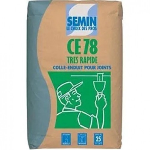 Шпаклевка для стыков гипсокартона Semin CE 78 Tres Rapide 25 кг