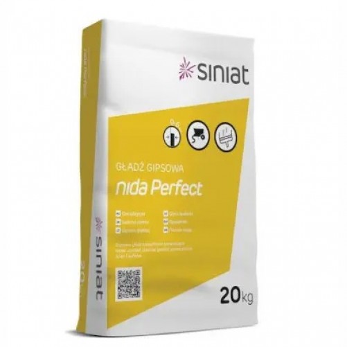 Шпаклівка гіпсова NIDA Perfect  20 кг.