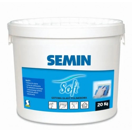 Шпаклевка Semin Soft готовая финишная 20 кг.