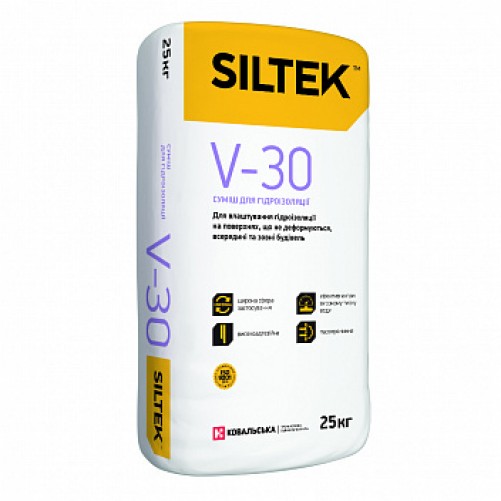 Siltek V-30 суміш для гідроізоляції 25 кг.