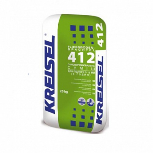 Kreisel 412 самовирівнювальна суміш 25 кг.