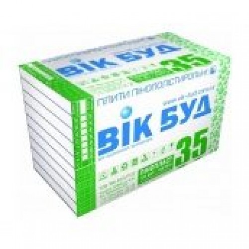 Пінопласт 50 мм. Вік Буд 35 (1000х500х50 мм.)