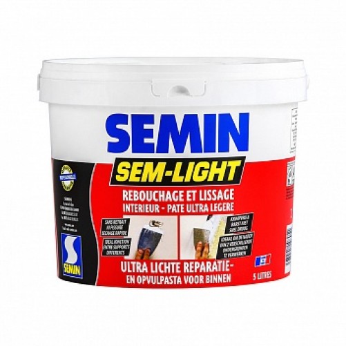 Шпаклівка Semin Sem Light для тріщин універсальна  5 л.
